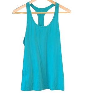 Nike Blue Sleeveless Tank Top Racerback Medium Athletic Dri-Fit